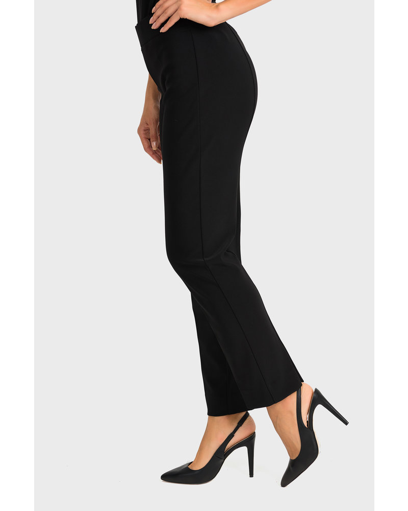 JOSEPH RIBKOFF Essential Back Slit Straight Leg Pant