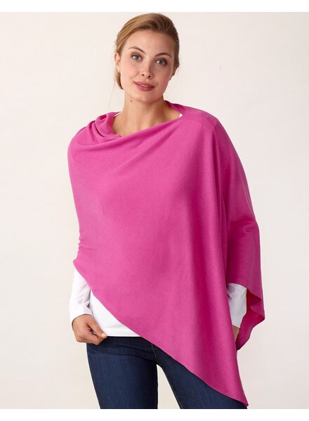 LEMONWOOD PANSY Cashmere & Silk Poncho