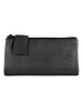 NAPPA CHARLOTTE Double Zip Side Snap Leather Wallet