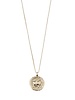 PILGRIM Taurus Gold Zodiac Coin Necklace