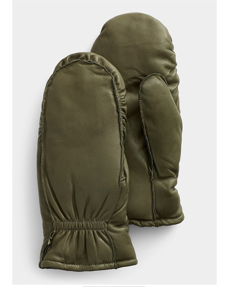 AUCLAIR KIVA Leather Moccasin Finger Mitt