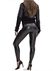 HUE High Rise Leatherette Leggings