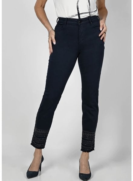 FRANK LYMAN DESIGNS Embellished 5 Pocket Jean