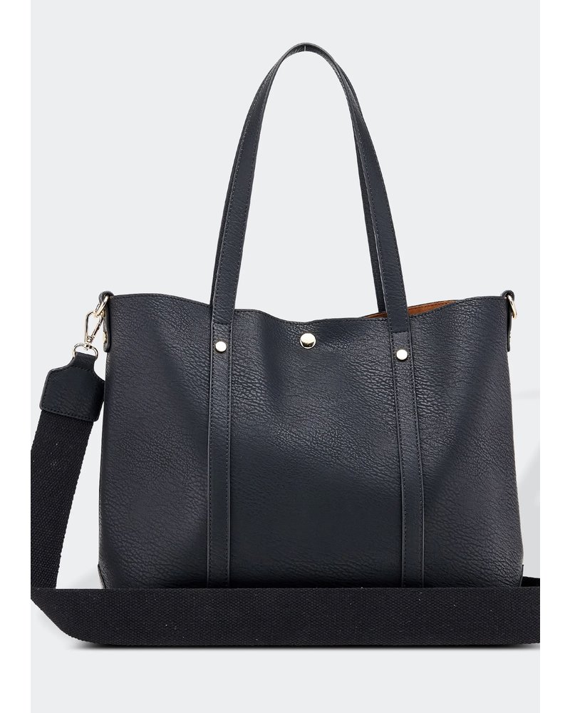LOUENHIDE NEVADA Magnetic Clasp Tote Bag