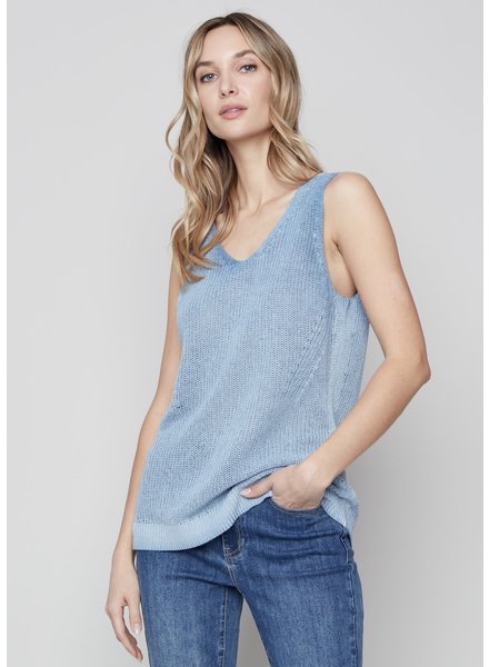 CHARLIE B Cold Dye Knit Cami