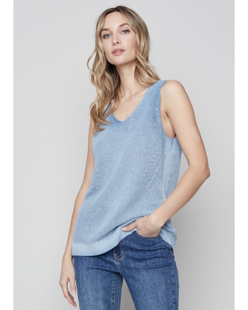 CHARLIE B Cold Dye Knit Cami