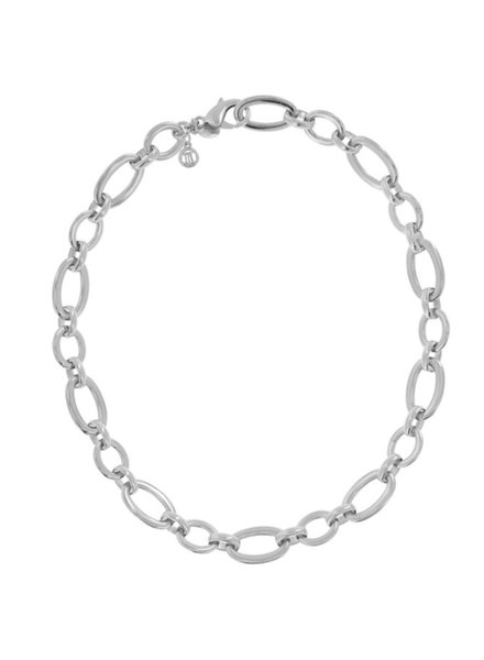 MYKA DESIGNS LUCY Rhodium Heavy Round 20" Chain