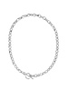 MYKA DESIGNS KIM Rhodium Toggle Chain 16"/40cm