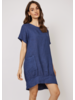 PISTACHE Linen Bubble Dress w/Pockets