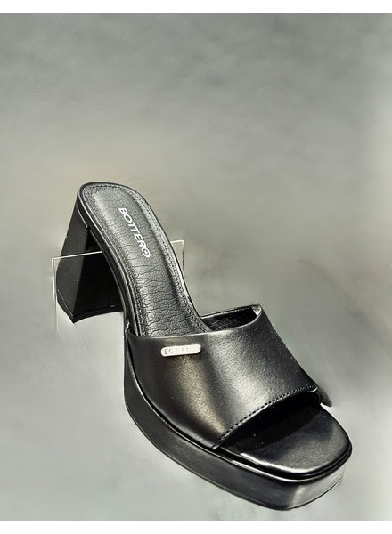 BOTTERO UMA Slide Sandal w/Block Heel