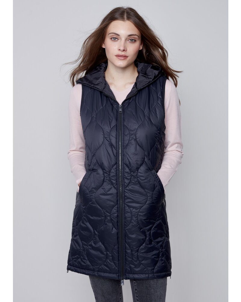 CHARLIE B Quilted Puffer Vest