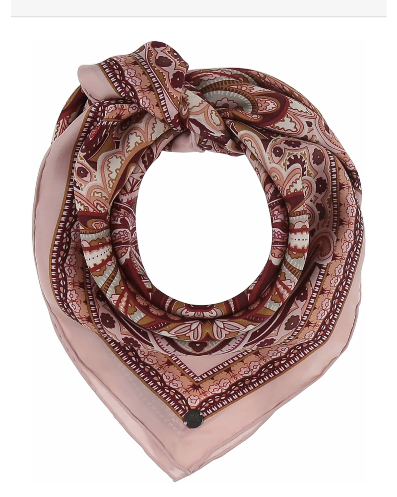 VFRAAS Paisley Oversize Silk Square Scarf