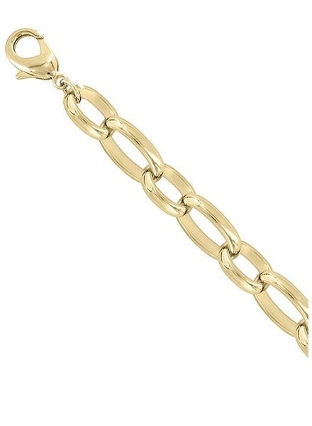 MYKA DESIGNS ALI Bright Gold Heavy Chain Bracelet