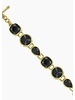 MYKA DESIGNS ALI Jet/Gold Combo Bracelet