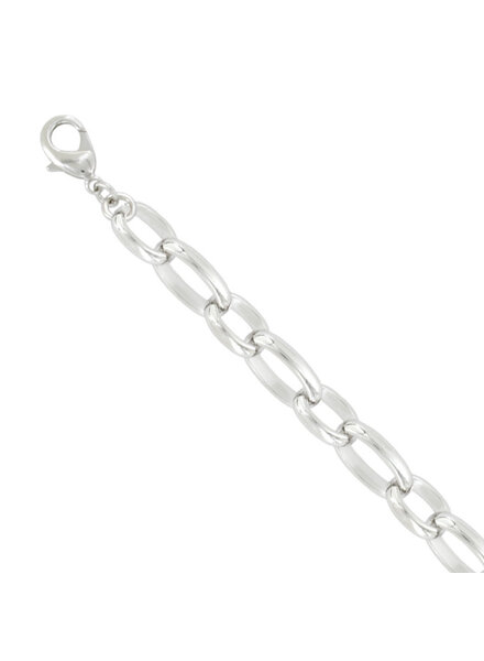 MYKA DESIGNS ALI Bright Rhodium Large Round Chain