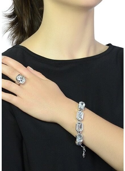 MYKA DESIGNS FERA Crystal Octagon Bracelet