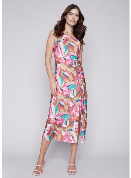 CHARLIE B Sleeveless Satin Dress