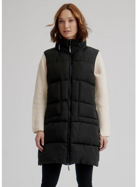 NIKKI JONES Lisa Puffer Vest w/Side Snap Detail