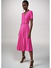 JOSEPH RIBKOFF Wrap Front Pleated Dress