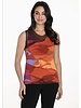 FRANK LYMAN DESIGNS Print V-Neck Top