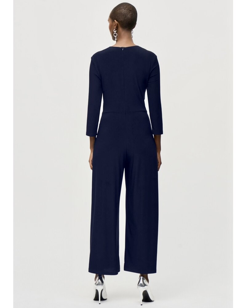 JOSEPH RIBKOFF Silky Knit Wrap Jumpsuit