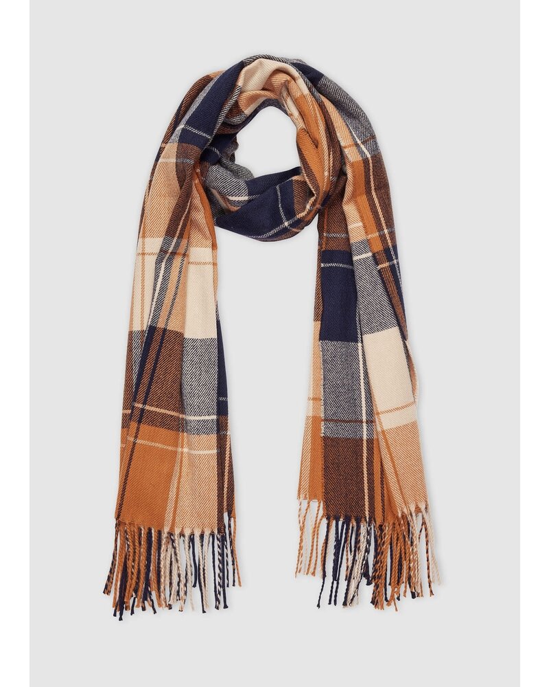 LOUENHIDE GLASGOW Plaid Print Scarf