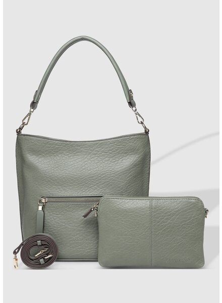 LOUENHIDE JUNO Shoulder Bag w/Logo Strap