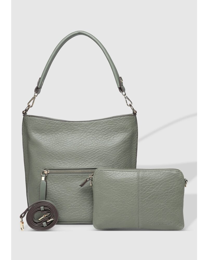LOUENHIDE JUNO Shoulder Bag w/Logo Strap