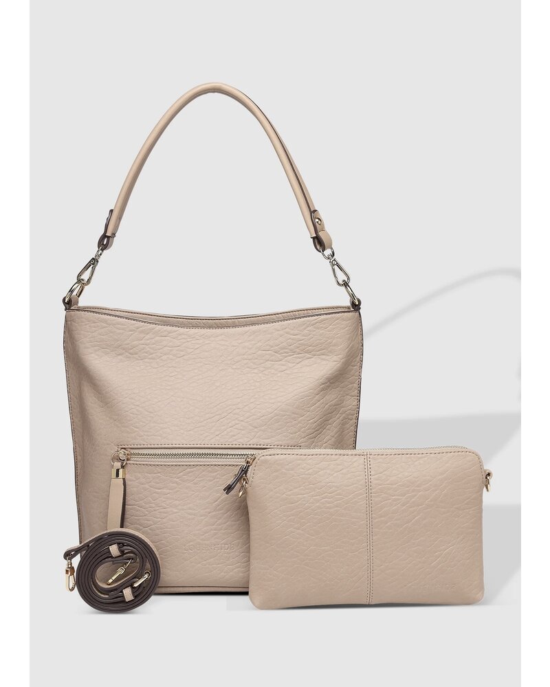 LOUENHIDE JUNO Shoulder Bag w/Logo Strap