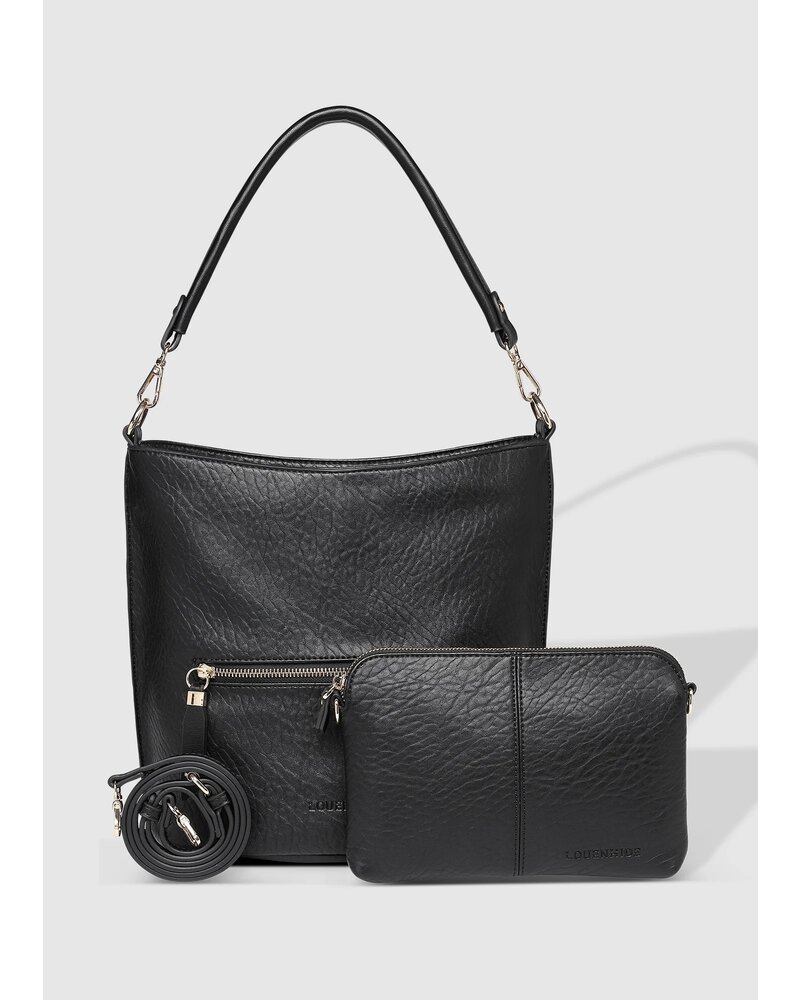 LOUENHIDE JUNO Shoulder Bag w/Logo Strap