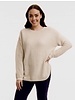 ORIENTIQUE Ribbed Knit Sweater