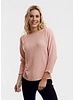 ORIENTIQUE Long Sleeve Boatneck Sweater