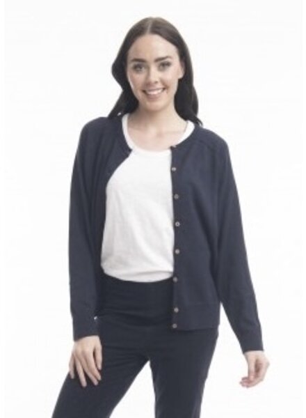 ORIENTIQUE Button Front Cardigan