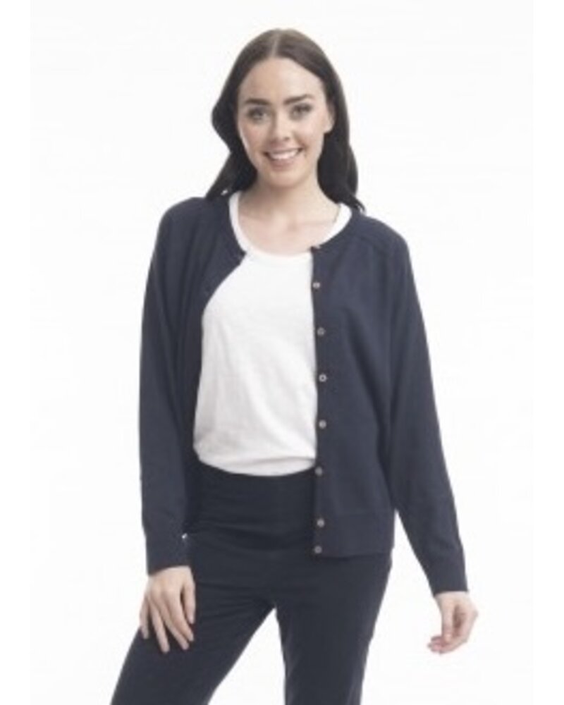 ORIENTIQUE Button Front Cardigan
