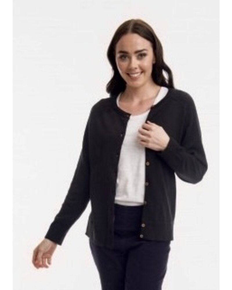 ORIENTIQUE Button Front Cardigan