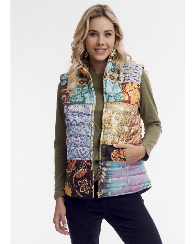 ORIENTIQUE Reversible Puffer Vest