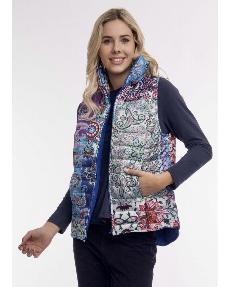 ORIENTIQUE Reversible Puffer Vest