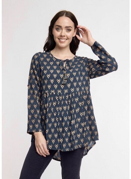 ORIENTIQUE Aida Boho Top