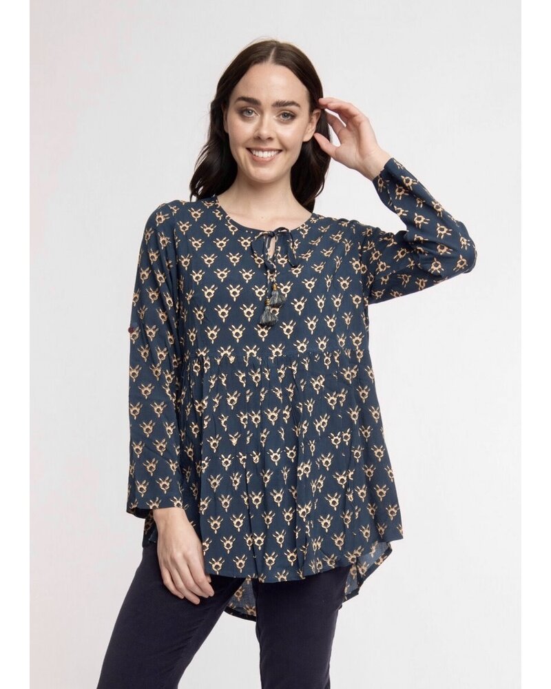 ORIENTIQUE Aida Boho Top
