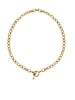 MYKA DESIGNS KIM Bright Gold Hammered Toggle 18" Chain