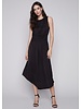 CHARLIE B Sleeveless Dress w/Smocked Waist