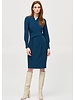 JOSEPH RIBKOFF Silky Knit Draped Wrap Dress