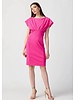 JOSEPH RIBKOFF Scuba Crepe Dress W/Pleated Detail