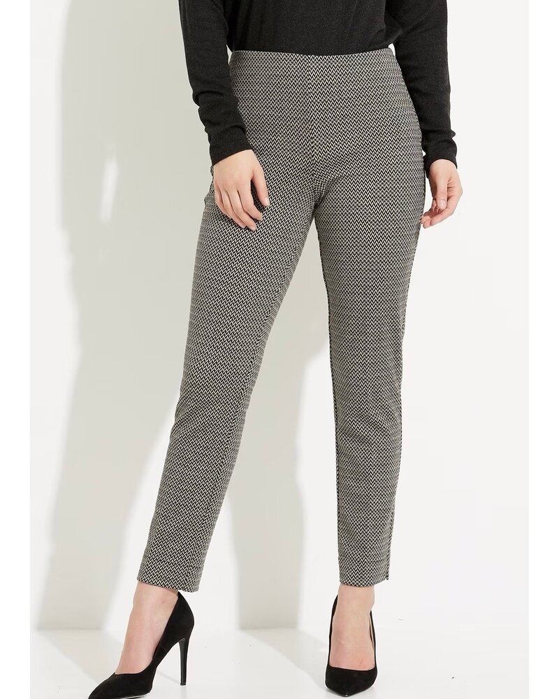 JOSEPH RIBKOFF Geometric Print Knit Pant