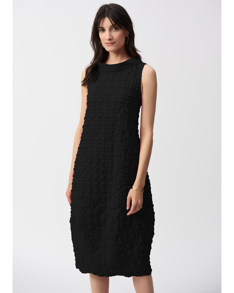 JOSEPH RIBKOFF Textured Woven Sleeveless Cocoon Dress
