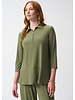 JOSEPH RIBKOFF Silky Knit And Georgette Straight Tunic