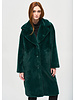 JOSEPH RIBKOFF Faux Fur Straight Coat