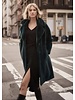JOSEPH RIBKOFF Faux Fur Straight Coat
