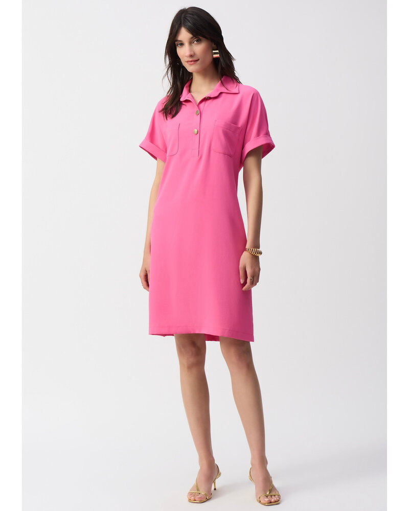 JOSEPH RIBKOFF Mini Shift Polo Dress