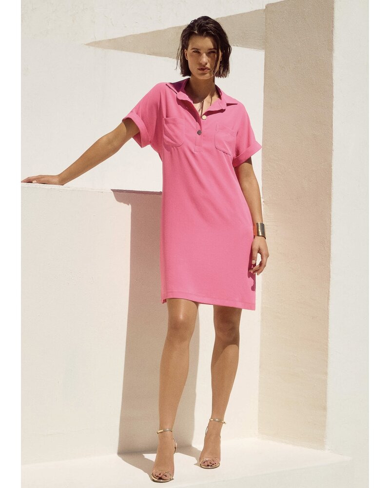 JOSEPH RIBKOFF Mini Shift Polo Dress